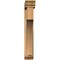 Ekena Millwork Westlake Traditional Rough Sawn Bracket w/ Offset Brace, Western Red Cedar, 6"W x 30"D x 38"H BKT0604X30X38WTL01RWR - alternate 4